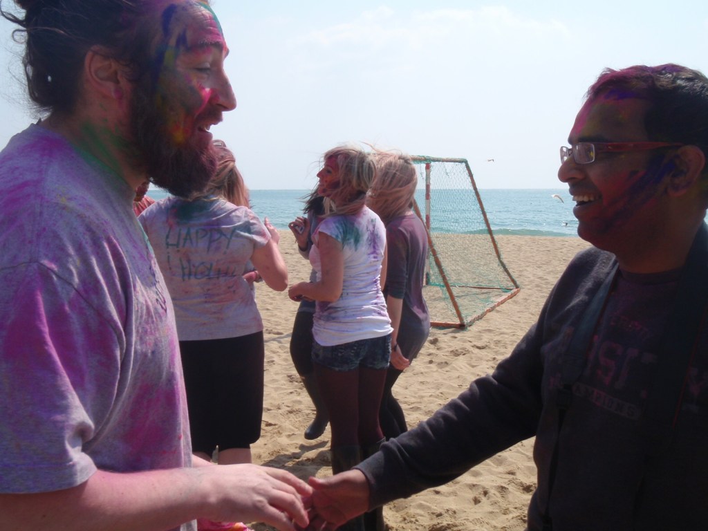 Meeting Amit, Nikhil's best friend and one of the organising team