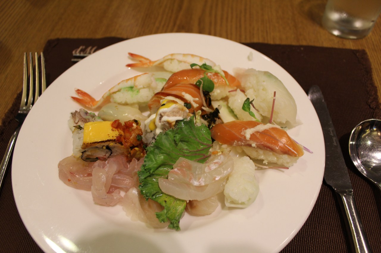 mmmm....plate 1.......fresh seafood